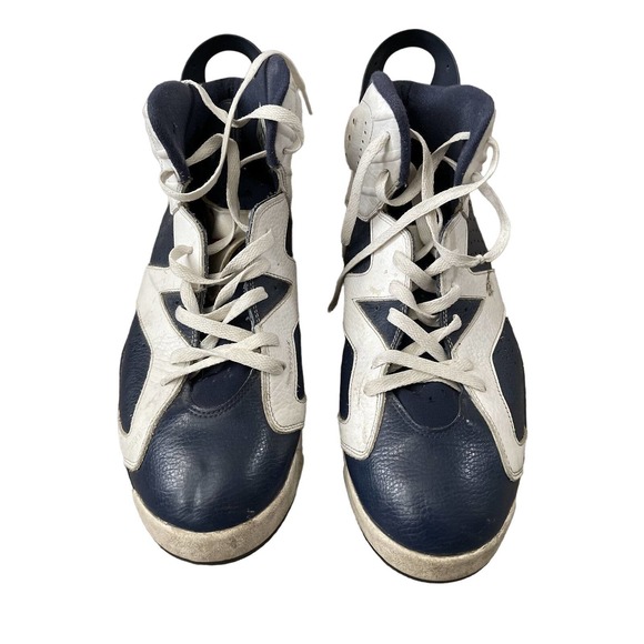 Nike Air Jordan 6 VI Retro Olympic 2012 White Midnight Navy Men\'s Size 14 main image 7